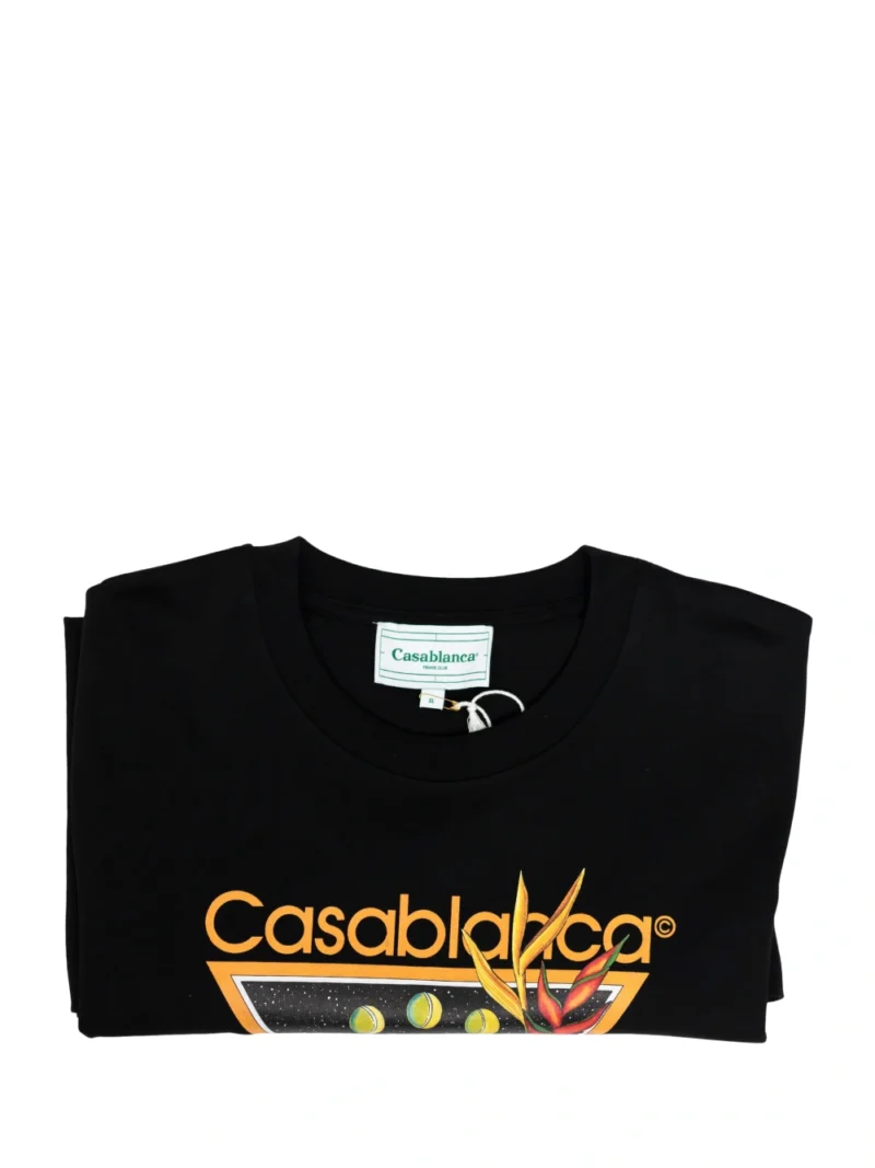 Casablanca Tennis Club T-Shirt Black
