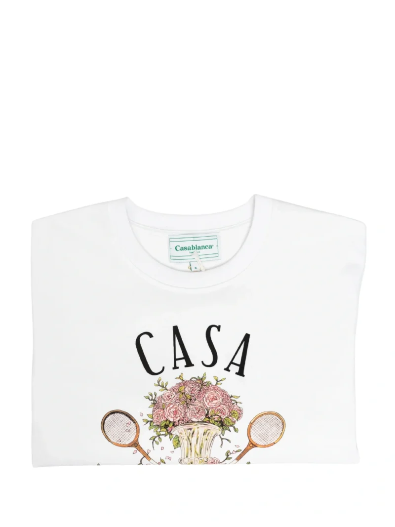 Casablanca Tennis Club T-Shirt White