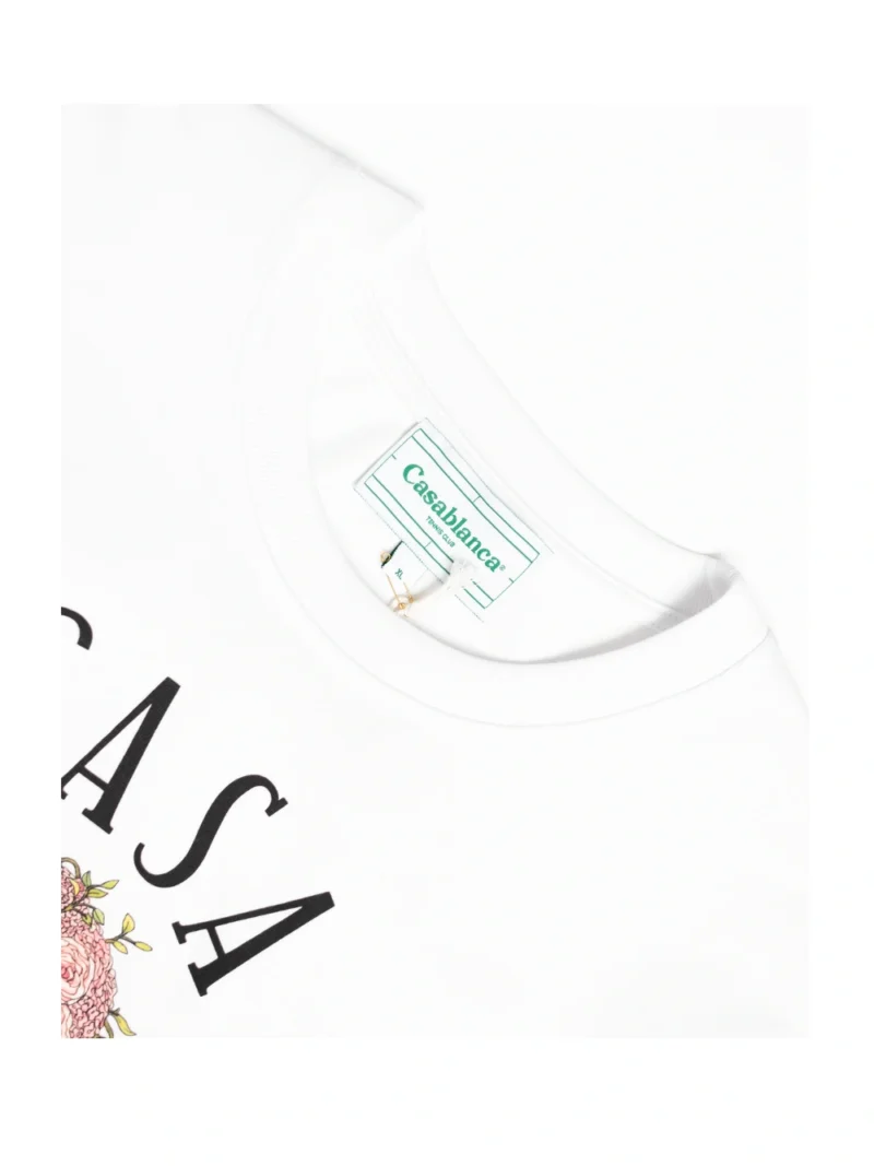 Casablanca Tennis Club T-Shirt White - Image 2