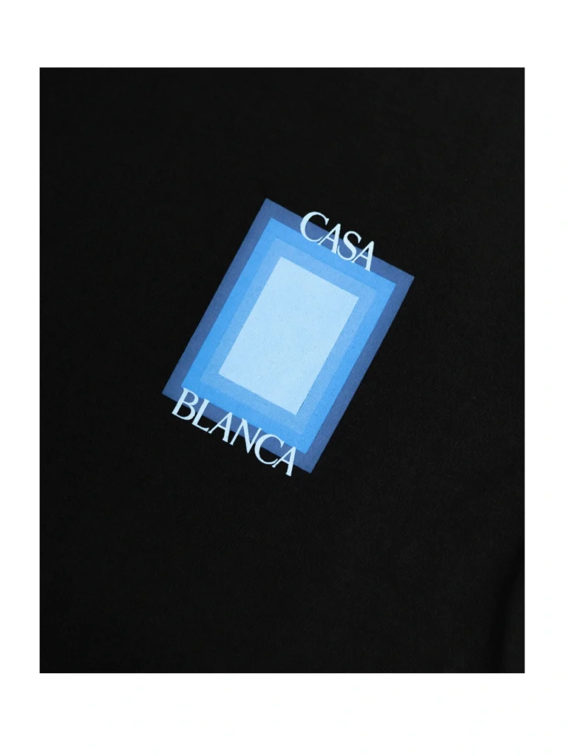 Casablanca Logo Degrade Screen T-Shirt - Image 3