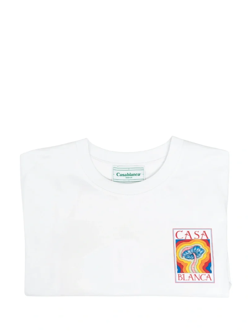 Casablanca Mushroom Print T-shirt White