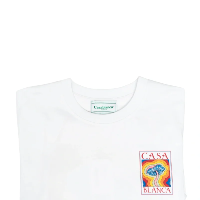 Casablanca Mushroom Print T-shirt White