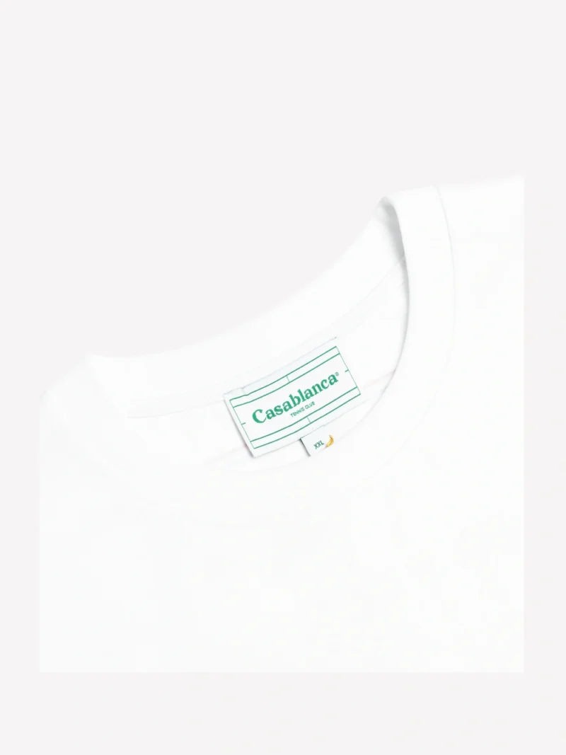 Casablanca Mushroom Print T-shirt White - Image 2