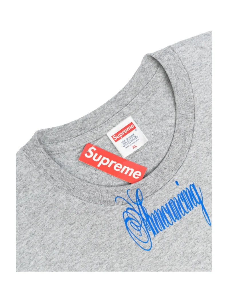 Supreme Announcing Tee Heather Gray - Image 2