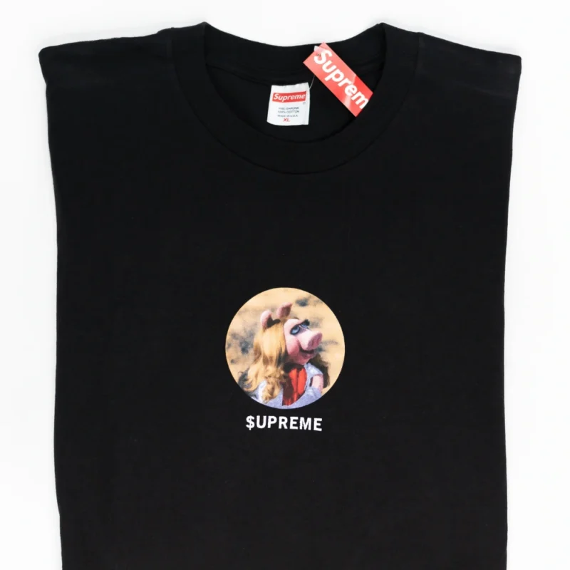 Supreme Miss Piggy Tee Black