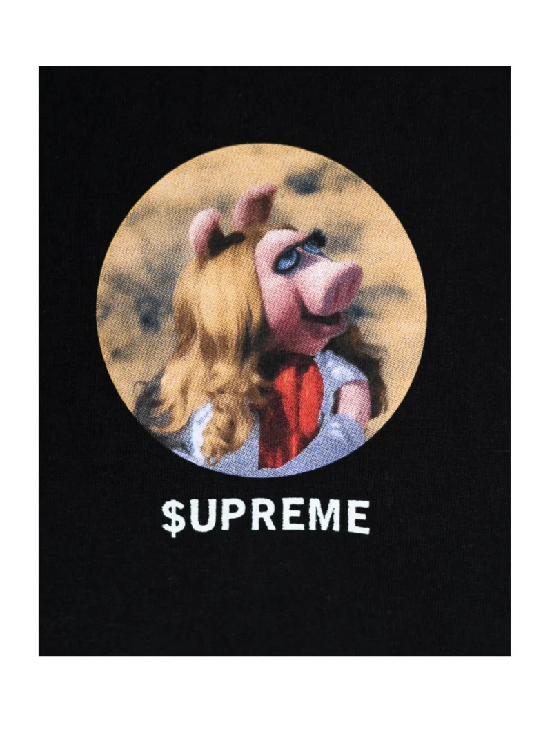Supreme Miss Piggy Tee Black - Image 3