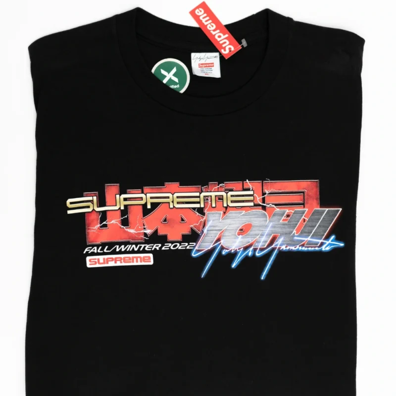 T-Shirt Supreme Yohji Yamamoto TEKKEN Black