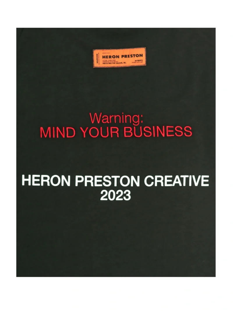 Heron Preston Security logo-print T-shirt - Image 4