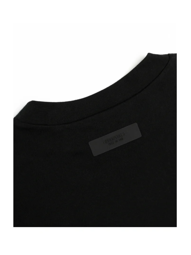 FEAR OF GOD ESSENTIALS Black Crewneck T-Shirt - Image 2