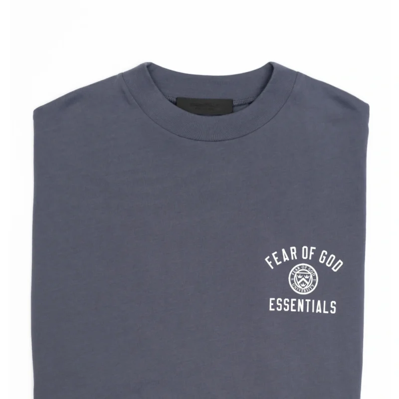 FEAR OF GOD ESSENTIALS Navy Jersey Crewneck T-shirt