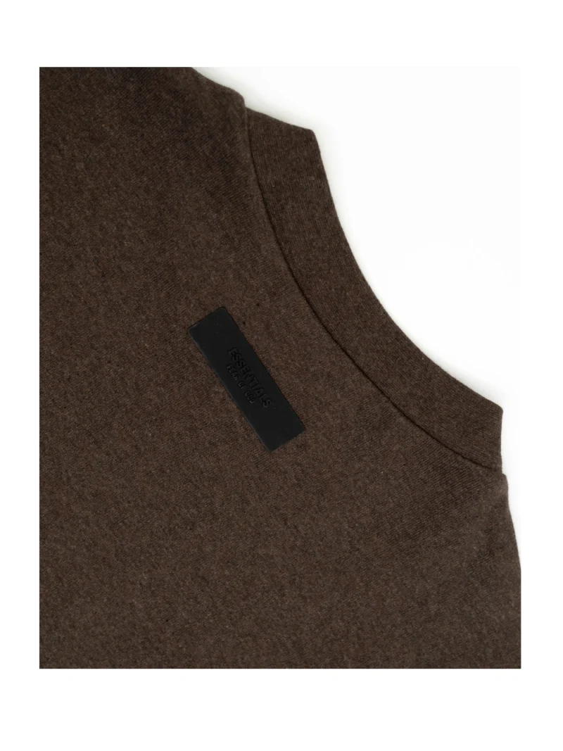 FEAR OF GOD ESSENTIALS Brown Crewneck T-Shirt - Image 2