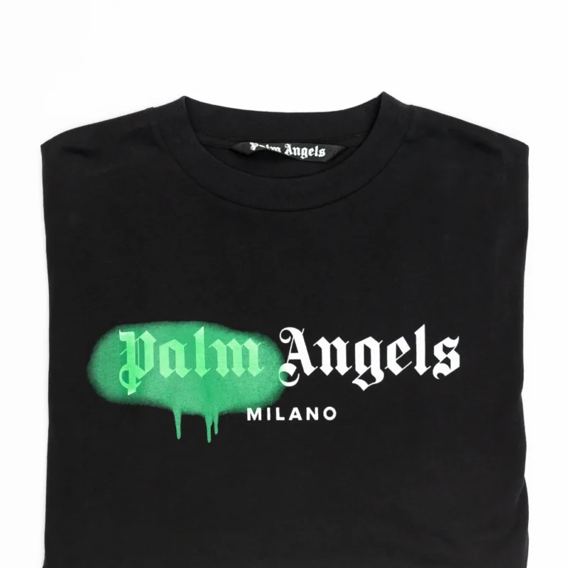 Palm Angels Milano Sprayed Logo T-shirt Black