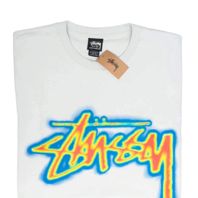 Stussy Thermal Stock Tee White