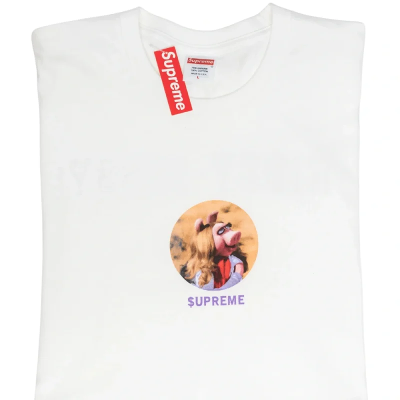 Supreme Miss Piggy Tee White