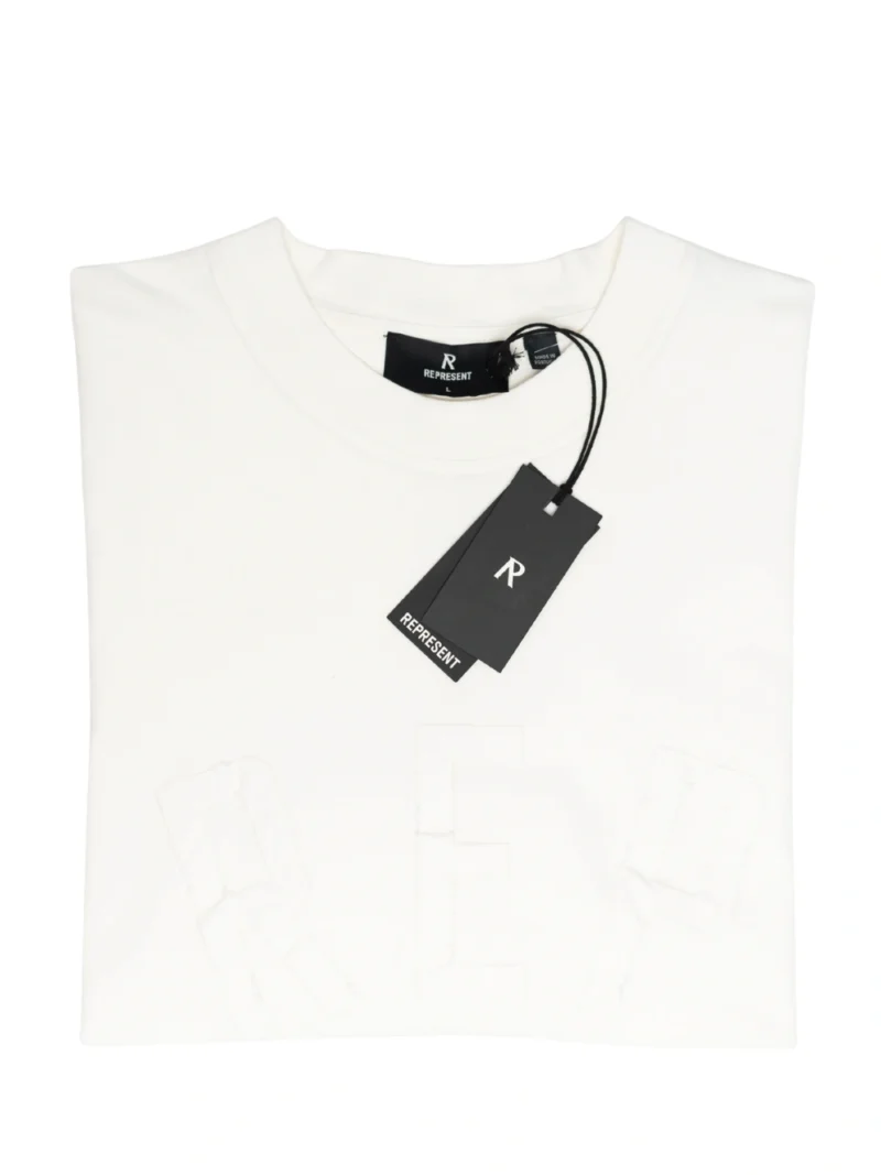 Represent Applique White T-shirt