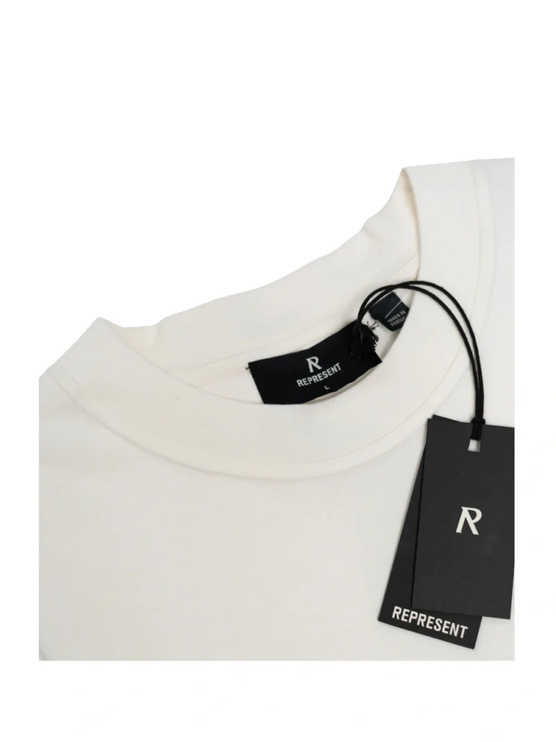 Represent Applique White T-shirt - Image 2