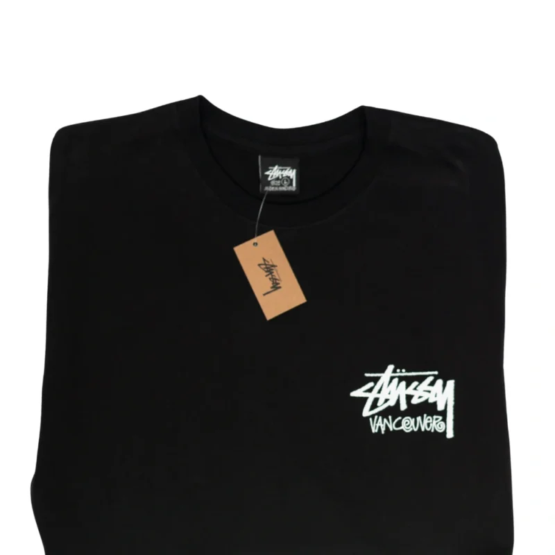 stüssy vancouver tee  Black