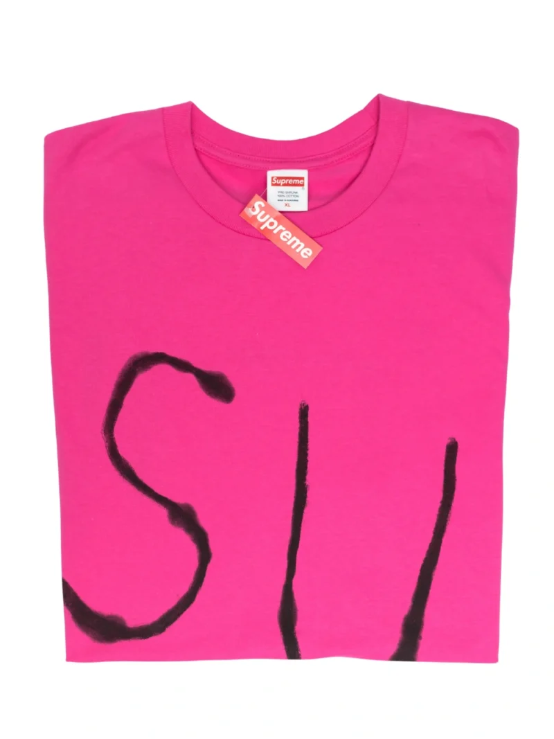 Supreme Painted Tee (SS25) Fuchsia