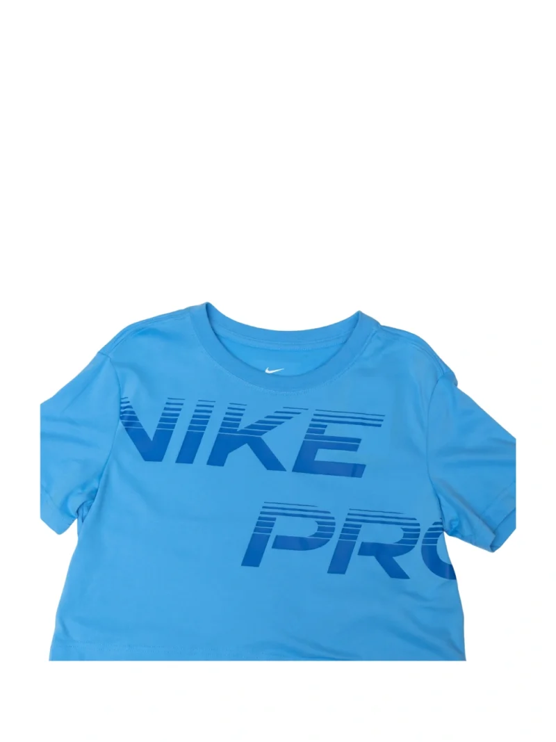 Nike Pro Dri-fit Short-Sleeve Cropped Top