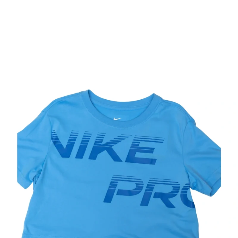 Nike Pro Dri-fit Short-Sleeve Cropped Top