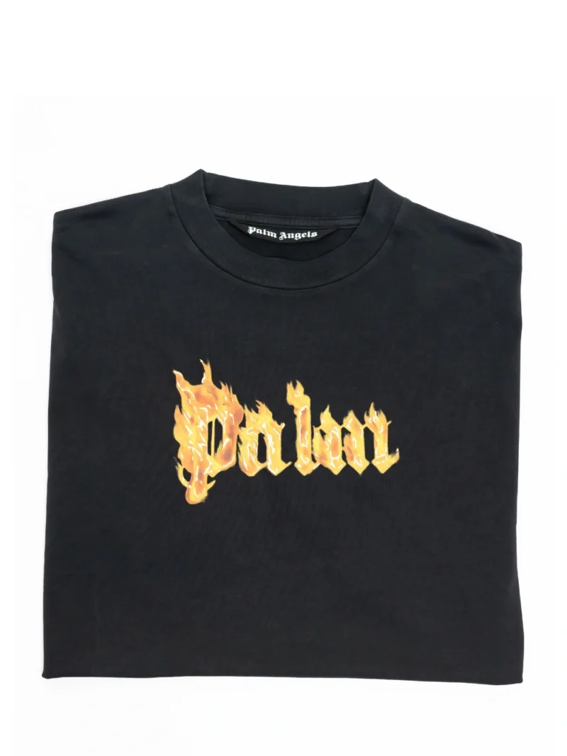 Palm Angels Burning Logo T-Shirt