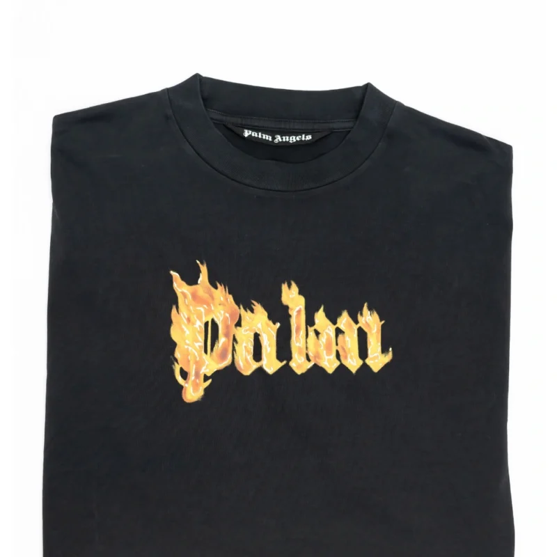 Palm Angels Burning Logo T-Shirt