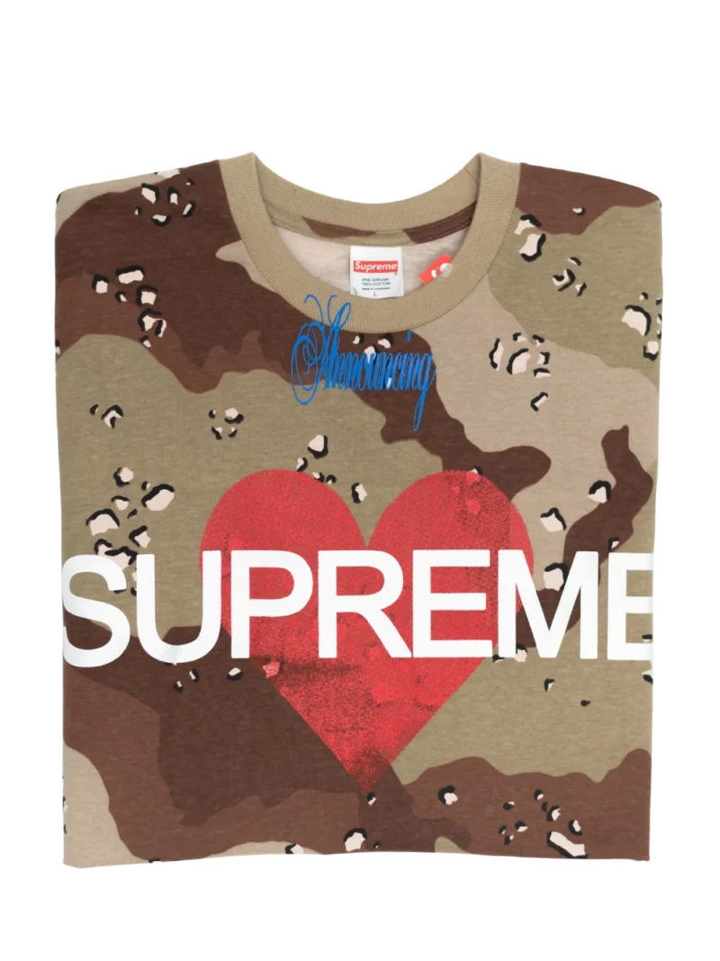Supreme Announcing Tee Chocolate Chip Camo