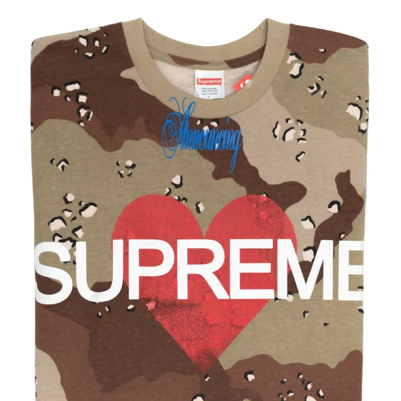 Supreme Announcing Tee Chocolate Chip Camo