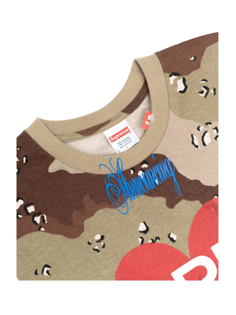 Supreme Announcing Tee Chocolate Chip Camo - Image 2
