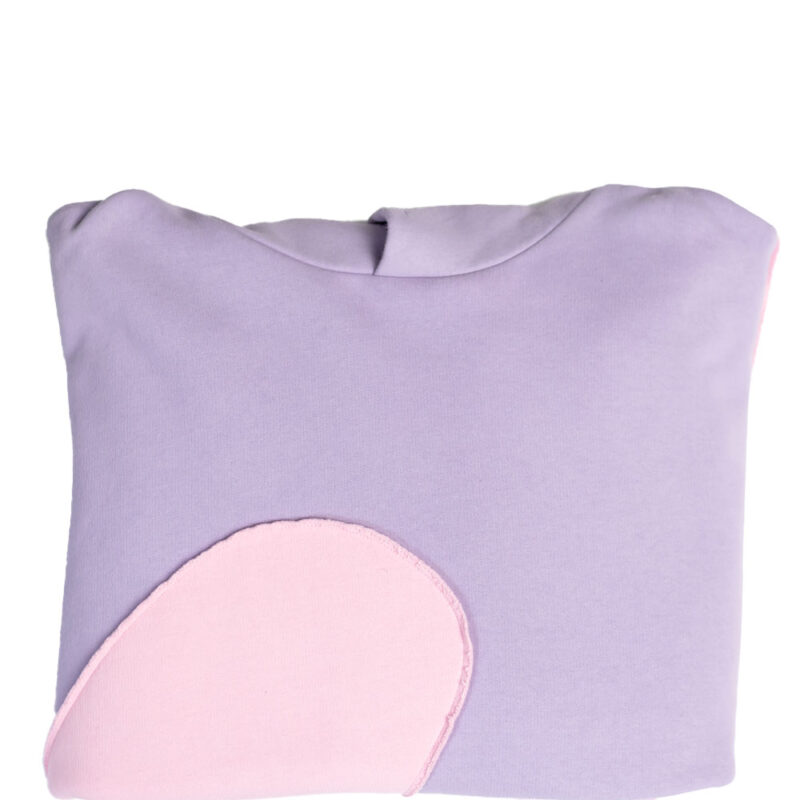 Wave Swirl Hoodie Purple