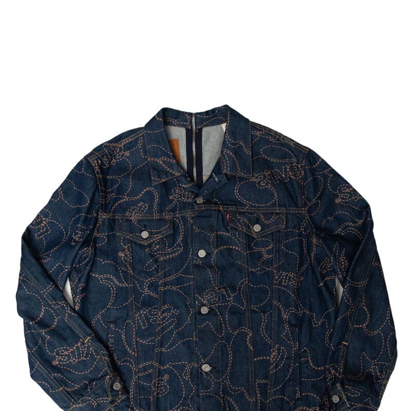 BAPE x Levi's Camo Trucker Jacket ultra rare