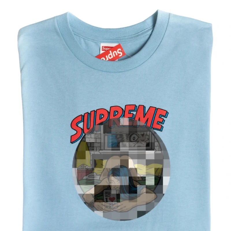 Supreme Bedroom Tee Powder Blue