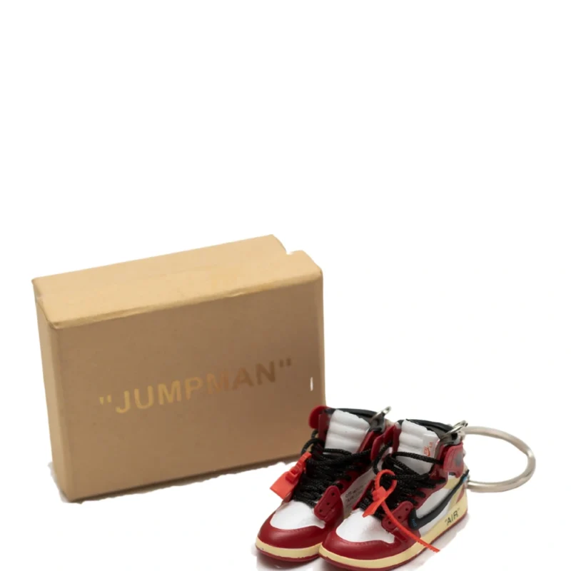 Air Jordan 1 Retro High Off-White Chicago Sneaker Key Chain Hand made