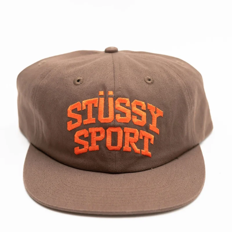 Mid-Depth Sport Snapback Brown