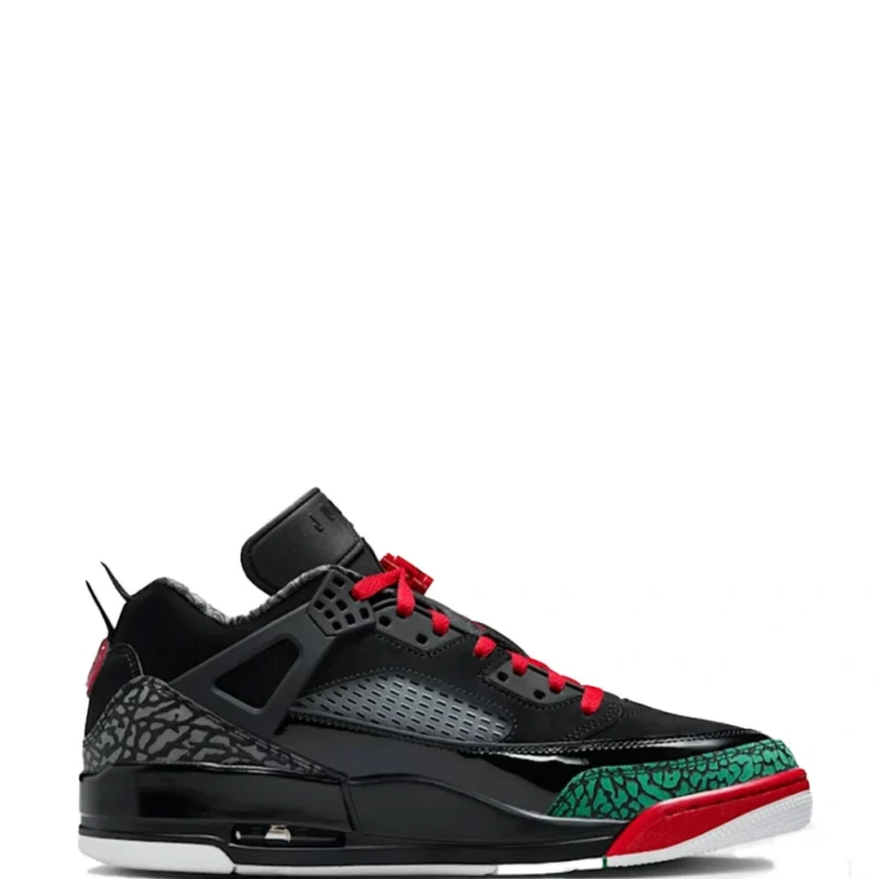 Jordan Spizike Low Black Classic Green White Varsity Red