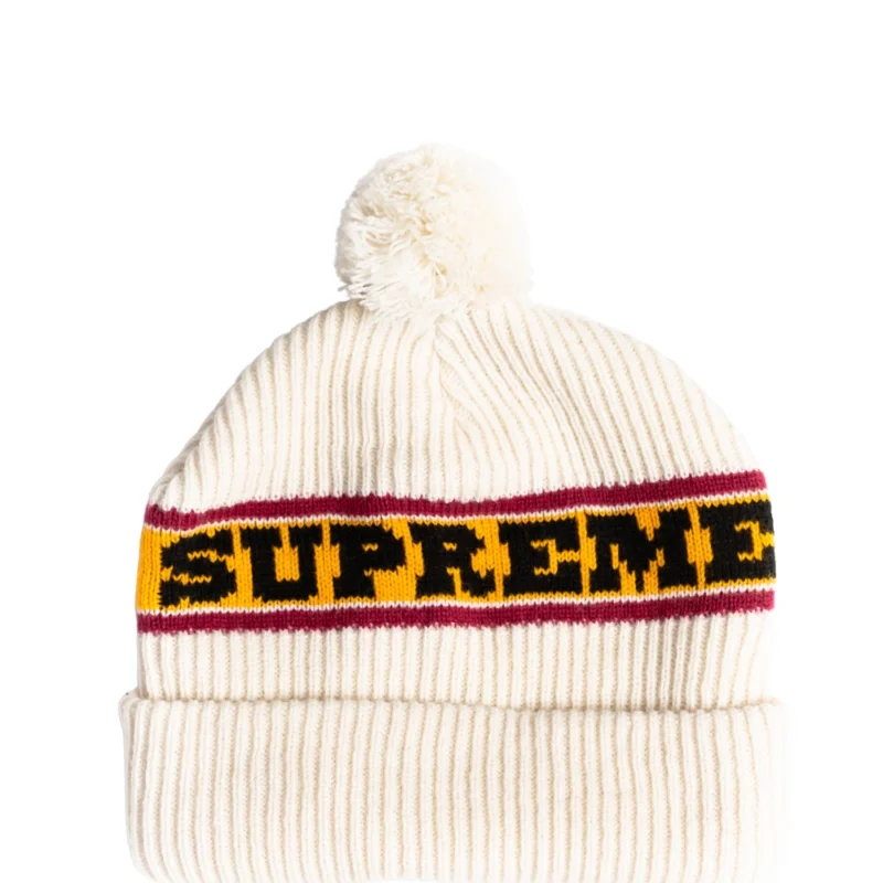 Supreme Big Stripe Beanie 'Natural
