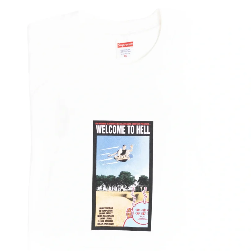 Toy Machine Welcome To Hell Tee White