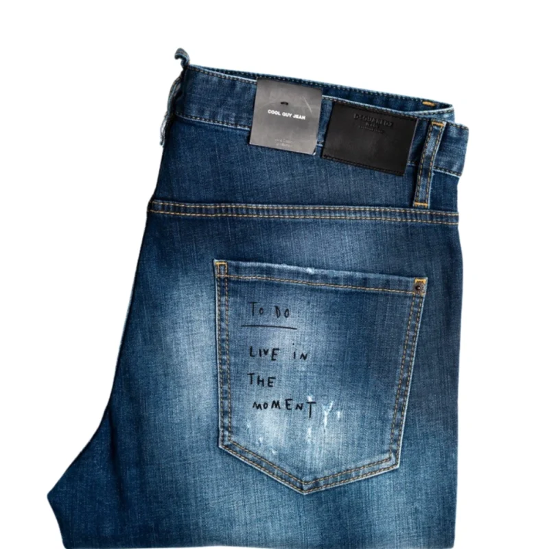 Slim Fit Jeans im Distressed Look