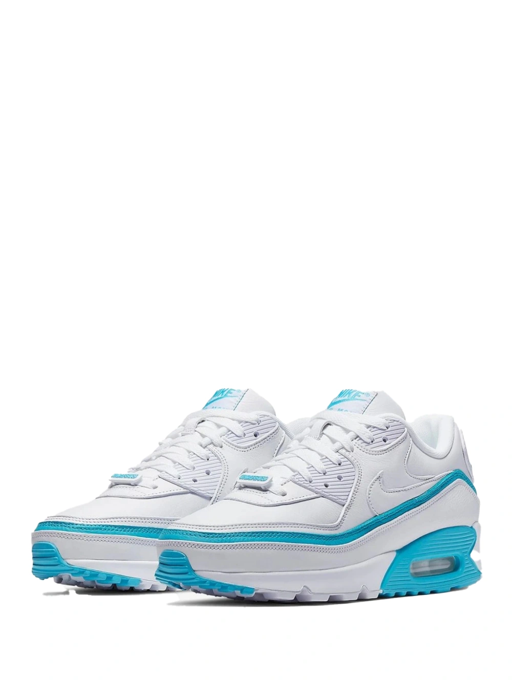 Air Max 90 Undefeated White Blue Fury - Image 2