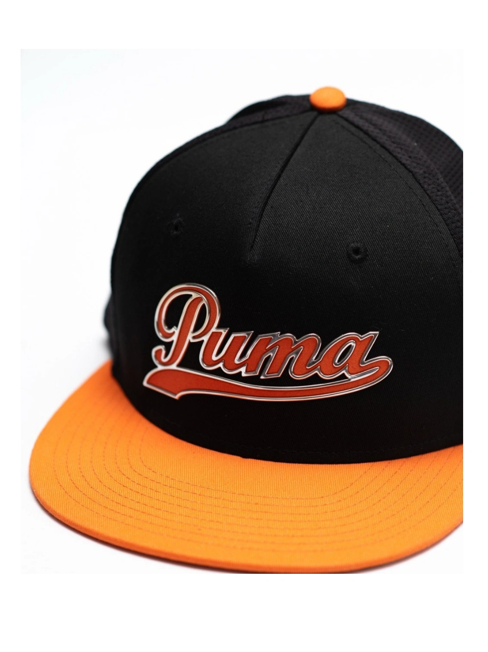 Script Black Snapback cap - Image 2