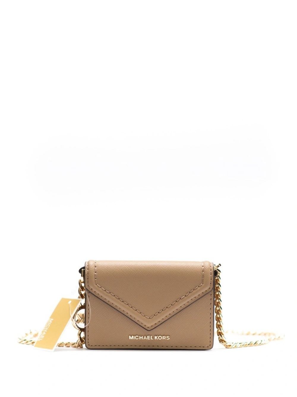 Jet Set Small Saffiano Crossbody Bag Brown