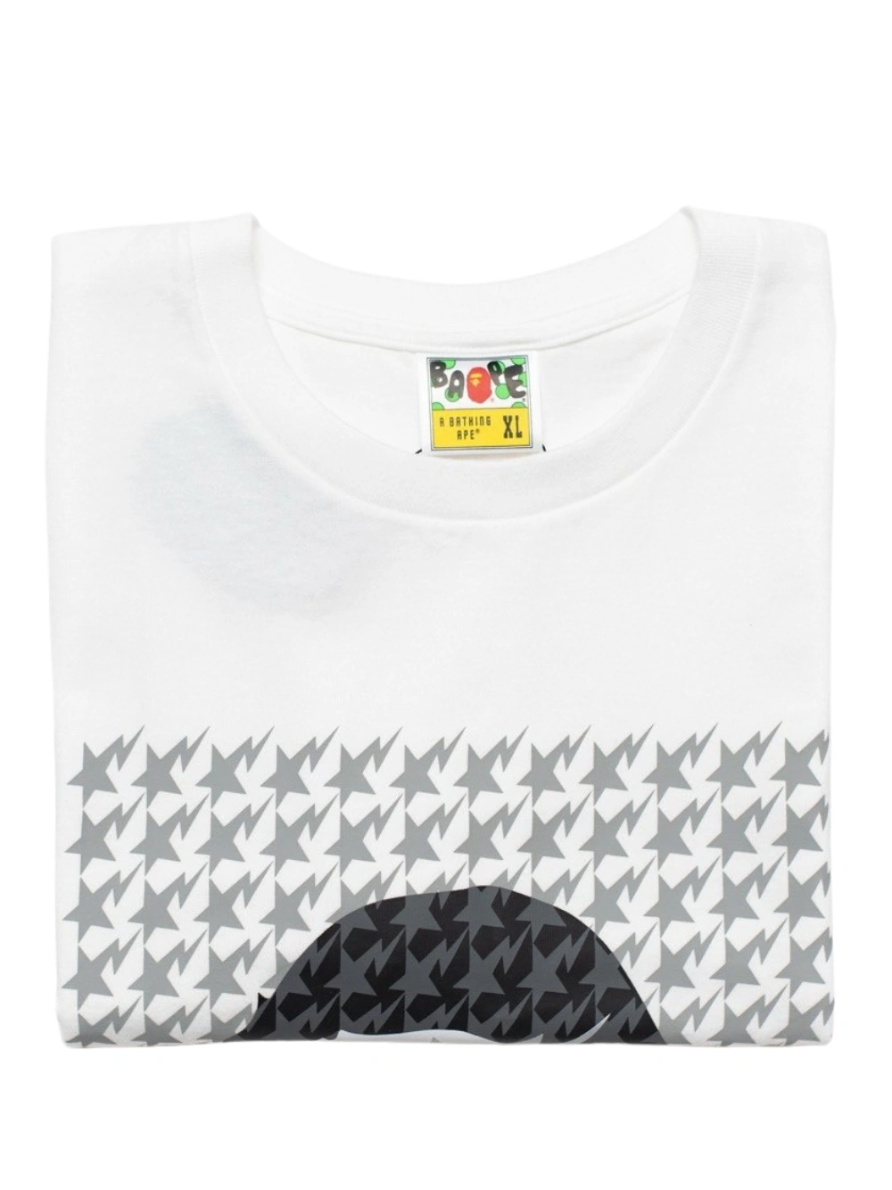 A Bathing Ape Sta Houndstooth Ape Head T-Shirt