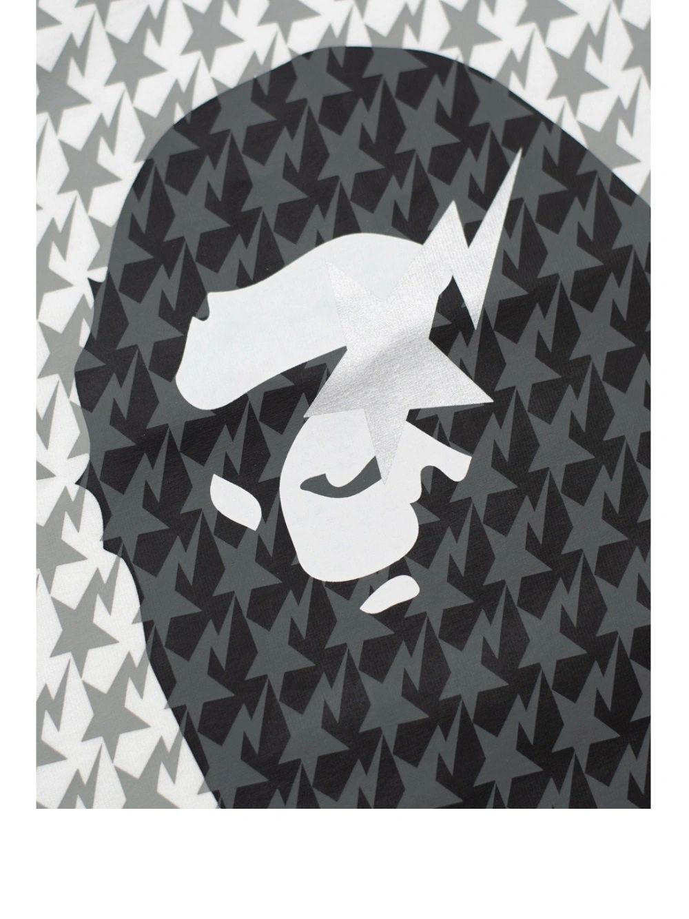A Bathing Ape Sta Houndstooth Ape Head T-Shirt - تصویر 4