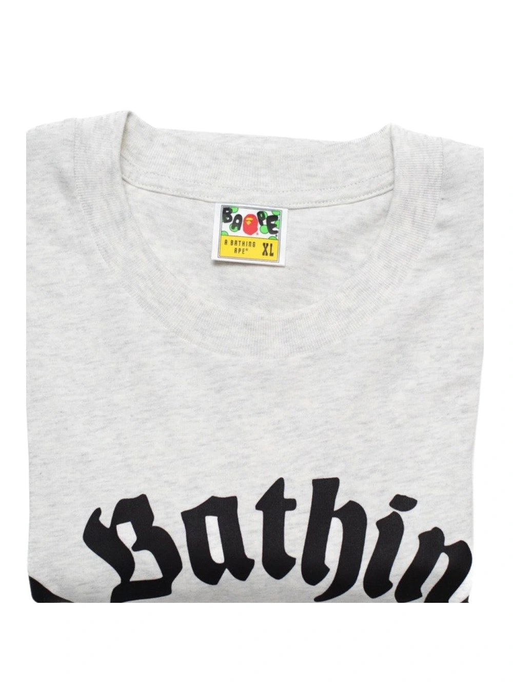 A Bathing Ape Gothic College T-Shirt Gray