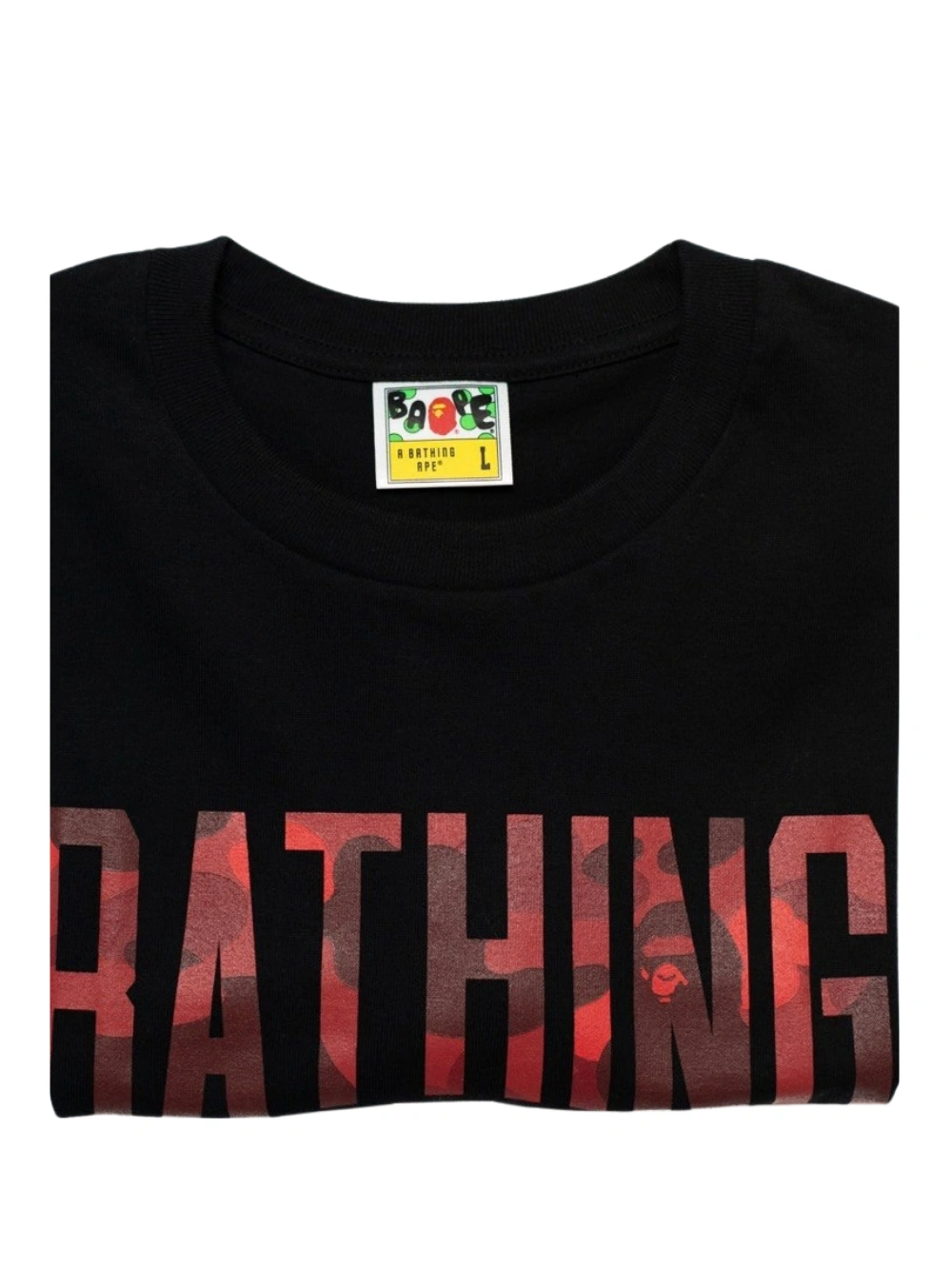 A Bathing Ape Colour Camo Bathing Ape T-Shirt Black