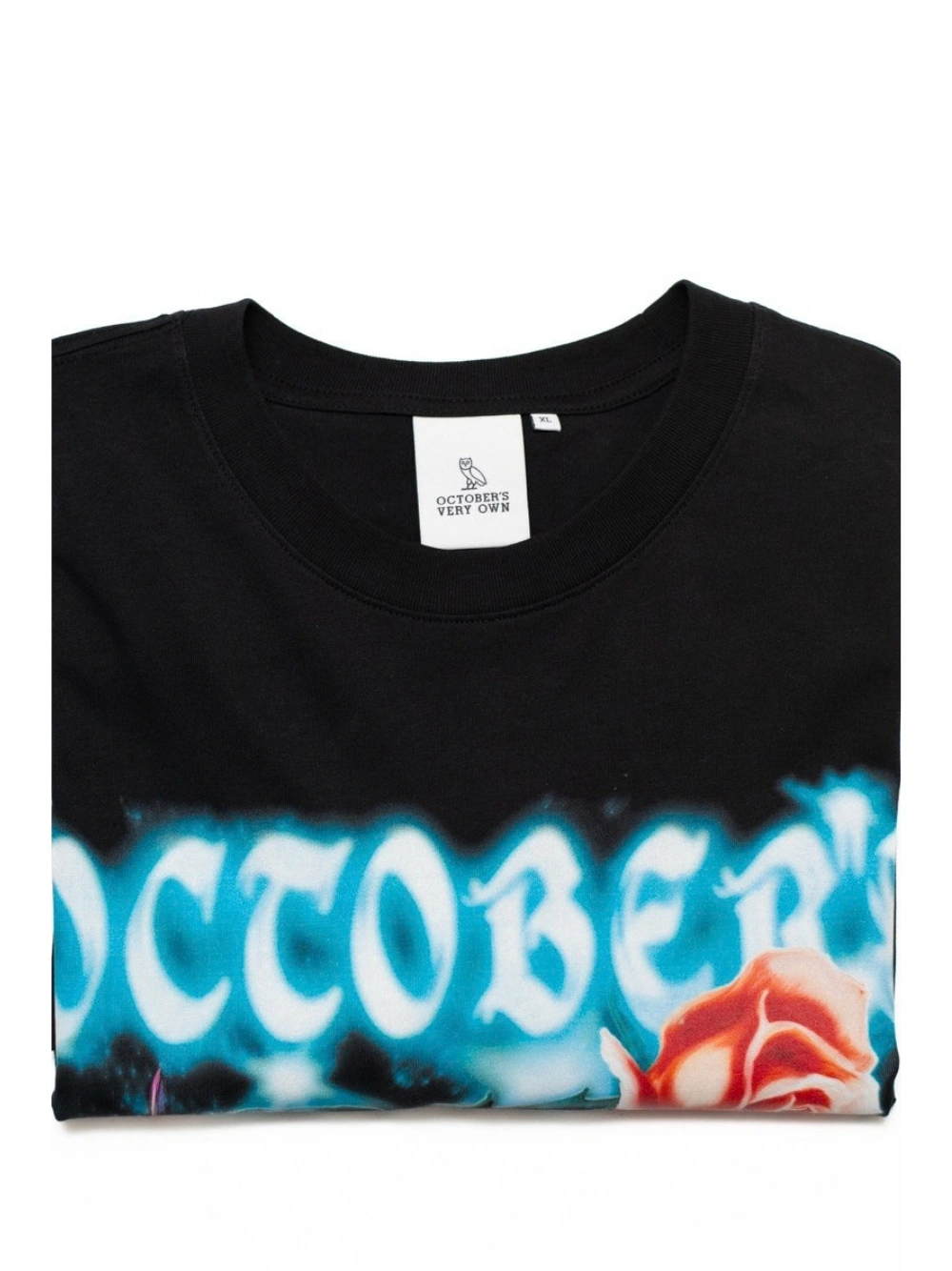 Mystic Rose graphic Black
