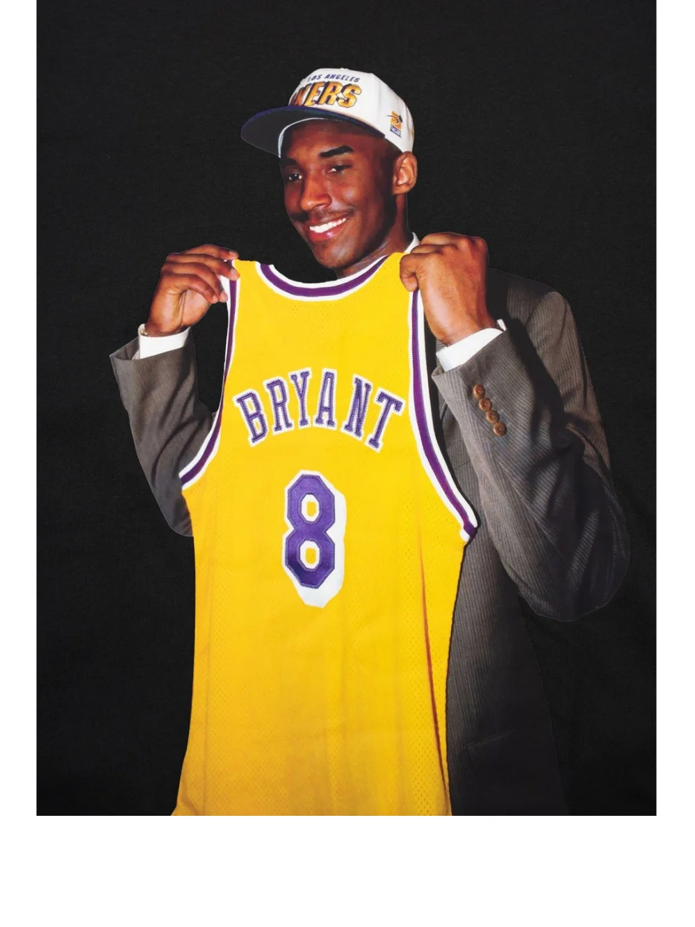 Kobe Draft Pack 1996 T-shirt Black - تصویر 4